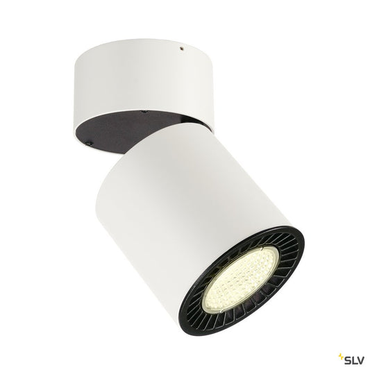 SLV SUPROS CL Deckenleuchte, rund, weiß, 3000lm, 4000K, SLM LED, 60° Reflektor