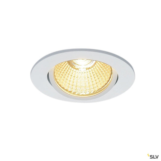 SLV NEW TRIA 68 LED DL ROUND Set, mattweiss, 9W, 38°, 3000K, inkl. Treiber