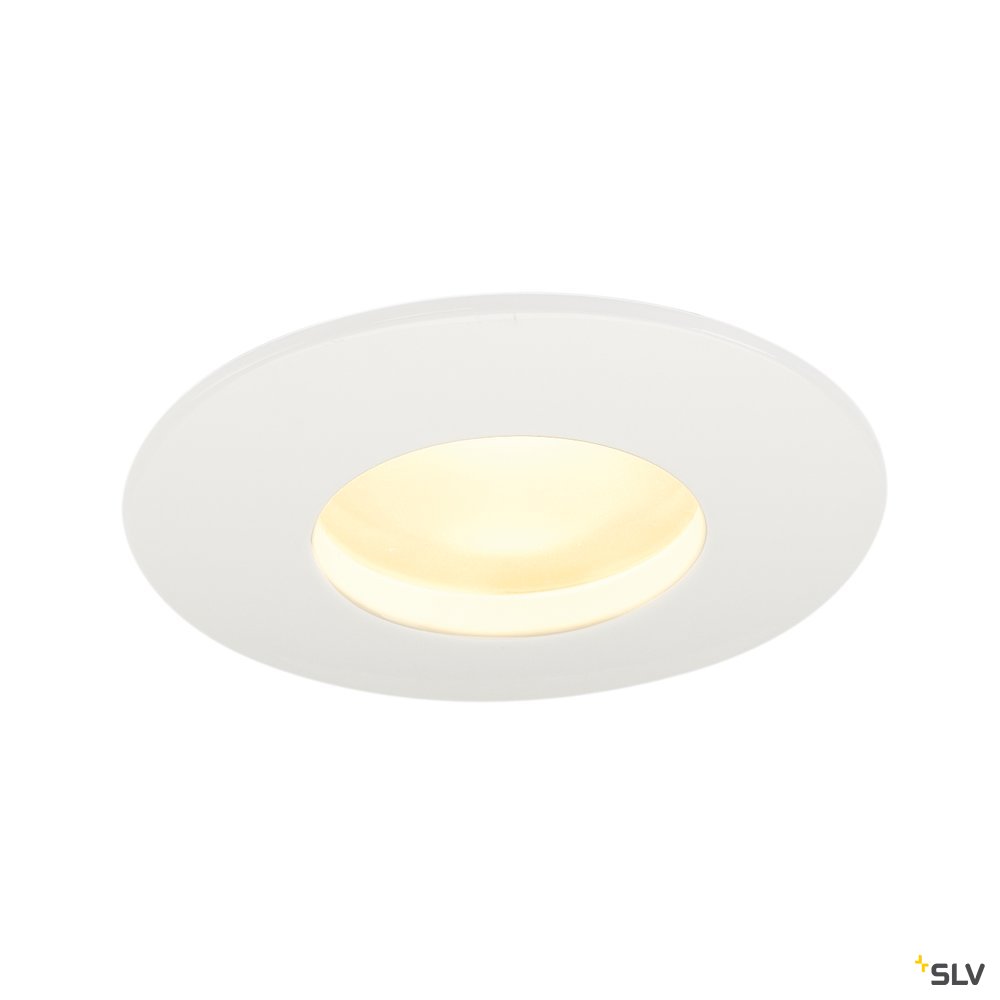 SLV OUT 65 LED DL ROUND Set Down- light, weiss, 9W, 38°, 3000K, inkl. Treiber
