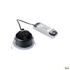 SLV OUT 65 LED DL ROUND Set Down- light, weiss, 9W, 38°, 3000K, inkl. Treiber