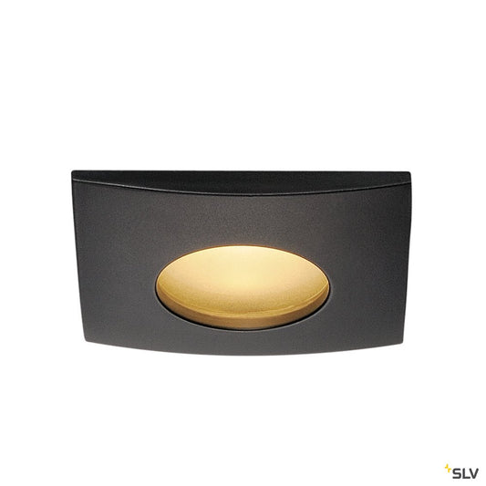 SLV OUT 65 LED DL SQUARE Set Down- light, mattschwarz, 9W, 38°, 3000K, inkl. Treiber