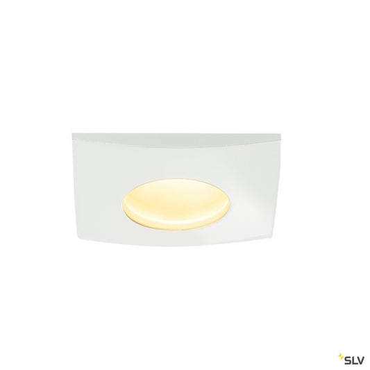 SLV OUT 65 LED DL SQUARE Set Down- light, weiss, 9W, 38°, 3000K, inkl. Treiber