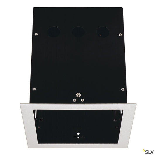 SLV AIXLIGHT PRO 1 FRAME Einbaurahmen, silbergrau / schwarz