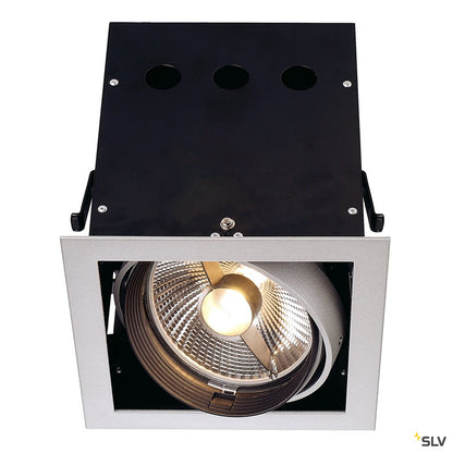 SLV AIXLIGHT PRO 1 FRAME Einbaurahmen, silbergrau / schwarz