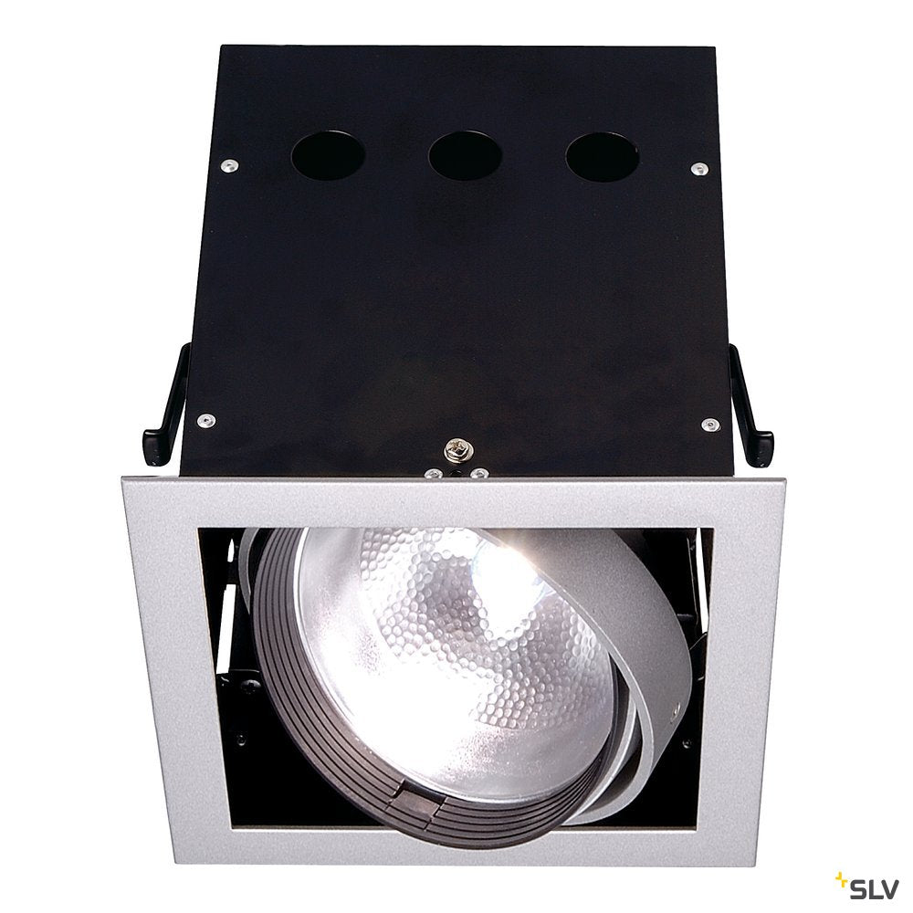 SLV AIXLIGHT PRO 1 FRAME Einbaurahmen, silbergrau / schwarz
