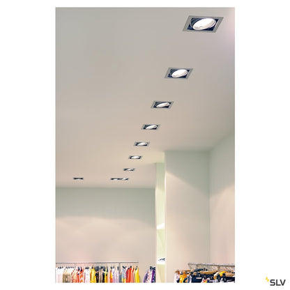 SLV AIXLIGHT PRO 1 FRAME Einbaurahmen, silbergrau / schwarz