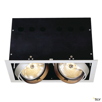 SLV AIXLIGHT PRO 2 FRAME Einbaurahmen, silbergrau / schwarz