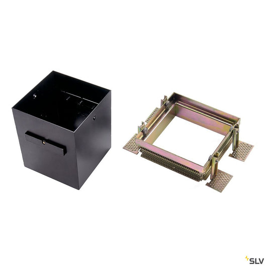 SLV AIXLIGHT PRO 1 FRAMELESS Einbaurahmen, inkl. Einbau-Kit, schwarz