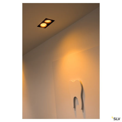 SLV AIXLIGHT PRO 2 FRAMELESS Einbaurahmen, inkl. Einbau-Kit, schwarz