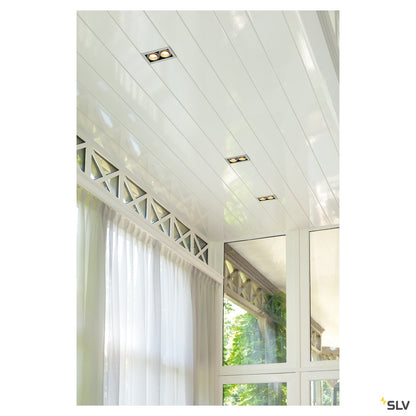 SLV Einbaurahmen AIXLIGHT PRO 50 2 FRAME grau/schwarz
