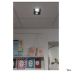 SLV KADUX LED DL Set, mattschwarz, 3x9W, 38°, 3000K, inkl. Treiber