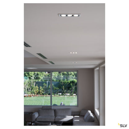 SLV KADUX LED DL Set, mattweiss, 3x9W, 38°, 3000K, inkl. Treiber