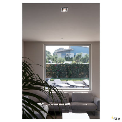 SLV KADUX LED DL Set, mattweiss, 3x9W, 38°, 3000K, inkl. Treiber