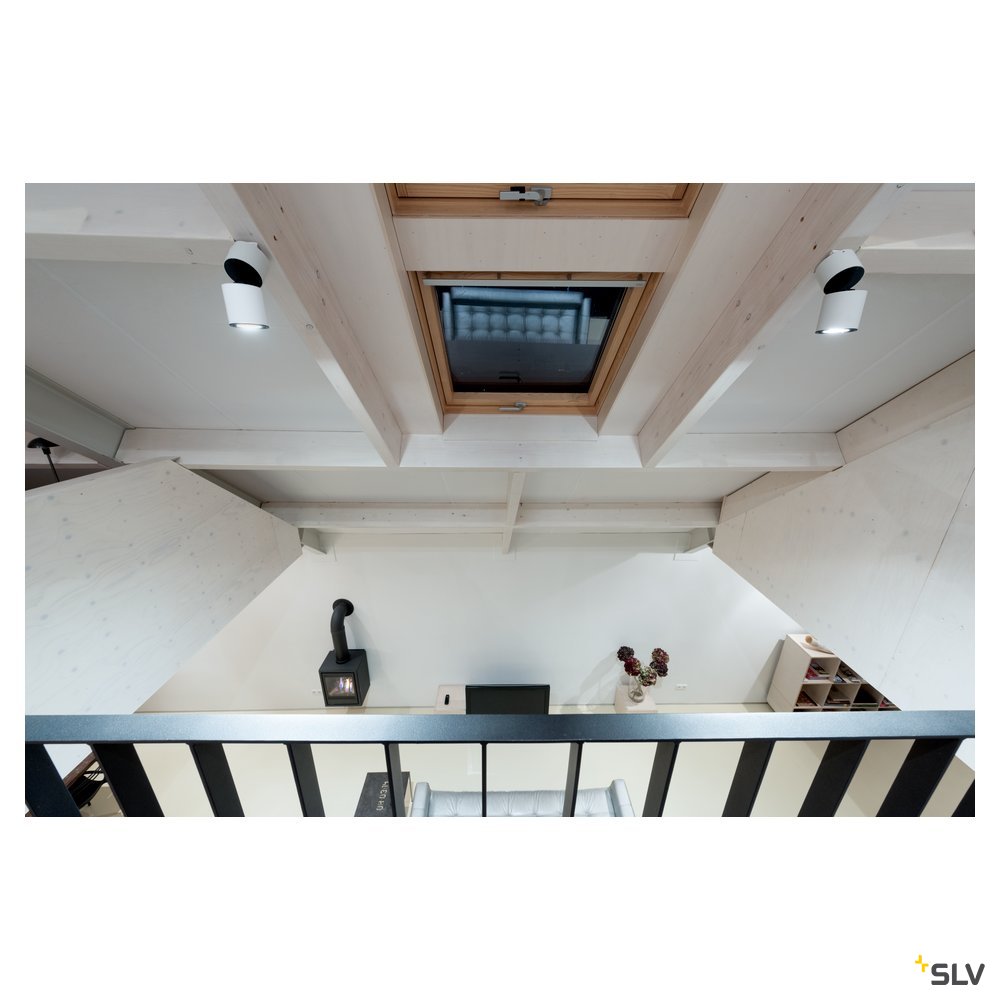 SLV SUPROS 78, Deckenleuchte, LED, 3000K, rund, weiß, 60° Linse