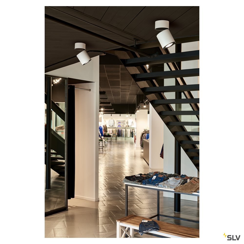 SLV SUPROS CL Deckenleuchte, rund, weiß, 4000lm, 3000K, SLM LED, 60° Reflektor