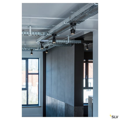 SLV SPOT 79 230V Wand- und Deckenleuchte, schwarz, GU10, max. 50W