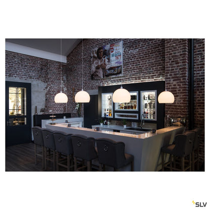 SLV Deckenrosette, 1 Ausgang, rund, weiss, inkl. Zugentlastung