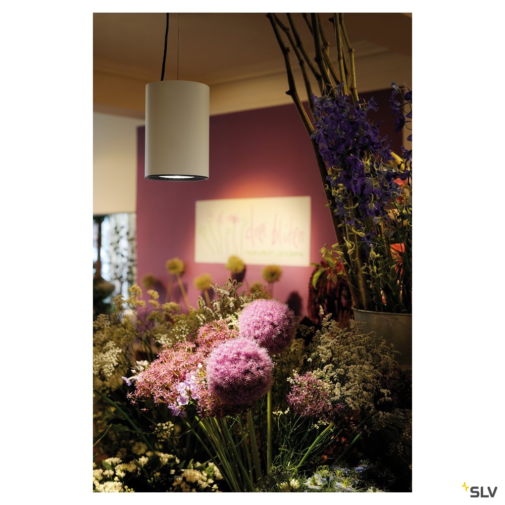 SLV SUPROS PD Pendelleuchte, rund, weiß, 3000lm 3000K SLM LED, 60° Reflektor