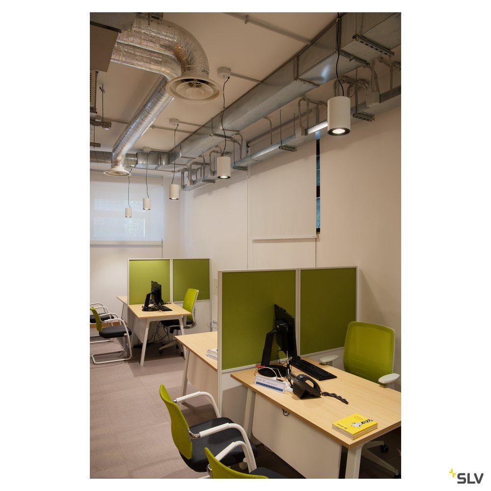 SLV SUPROS PD Pendelleuchte, rund, weiß, 4000lm 4000K SLM LED, 60° Reflektor