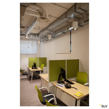 SLV SUPROS PD Pendelleuchte, rund, weiß, 4000lm 4000K SLM LED, 60° Reflektor