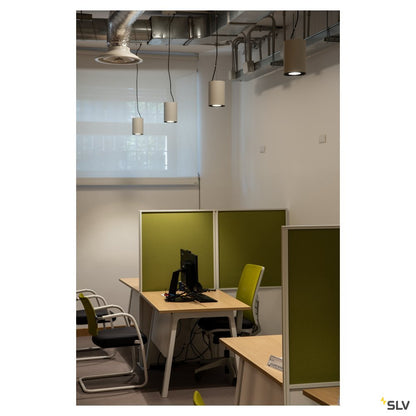 SLV SUPROS PD Pendelleuchte, rund, weiß, 4000lm 4000K SLM LED, 60° Reflektor