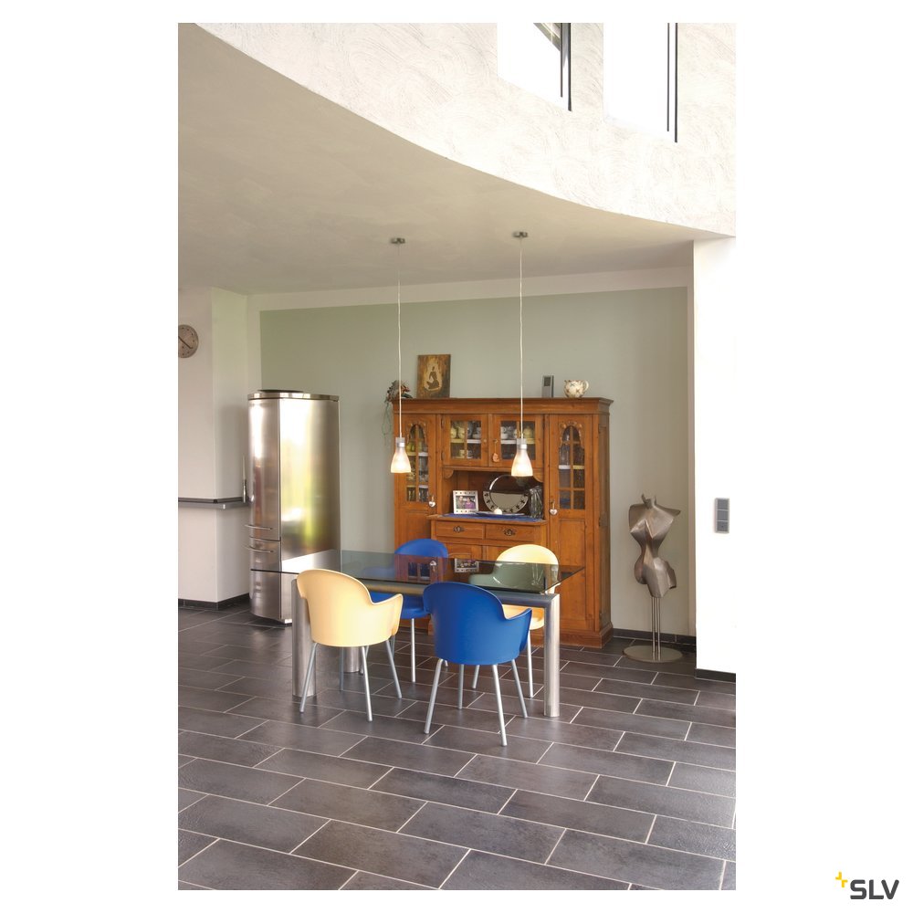 SLV Pendelleuchte BIBA III grau E14 60W
