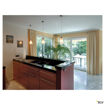 SLV Pendelleuchte BIBA III grau E14 60W