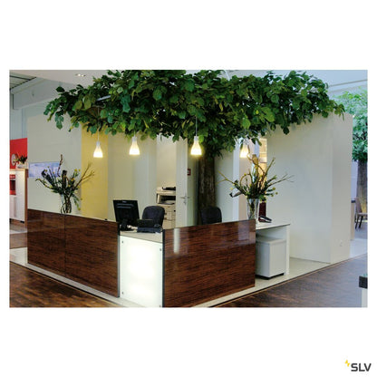 SLV Pendelleuchte BIBA III grau E14 60W