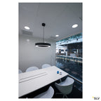 SLV MEDO PRO 60 RING Pendel- leuchte, schwarz, LED