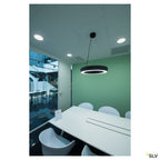 SLV MEDO PRO 60 RING Pendel- leuchte, schwarz, LED