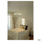 SLV MEDO PRO 60 RING Pendel- leuchte, weiss, LED