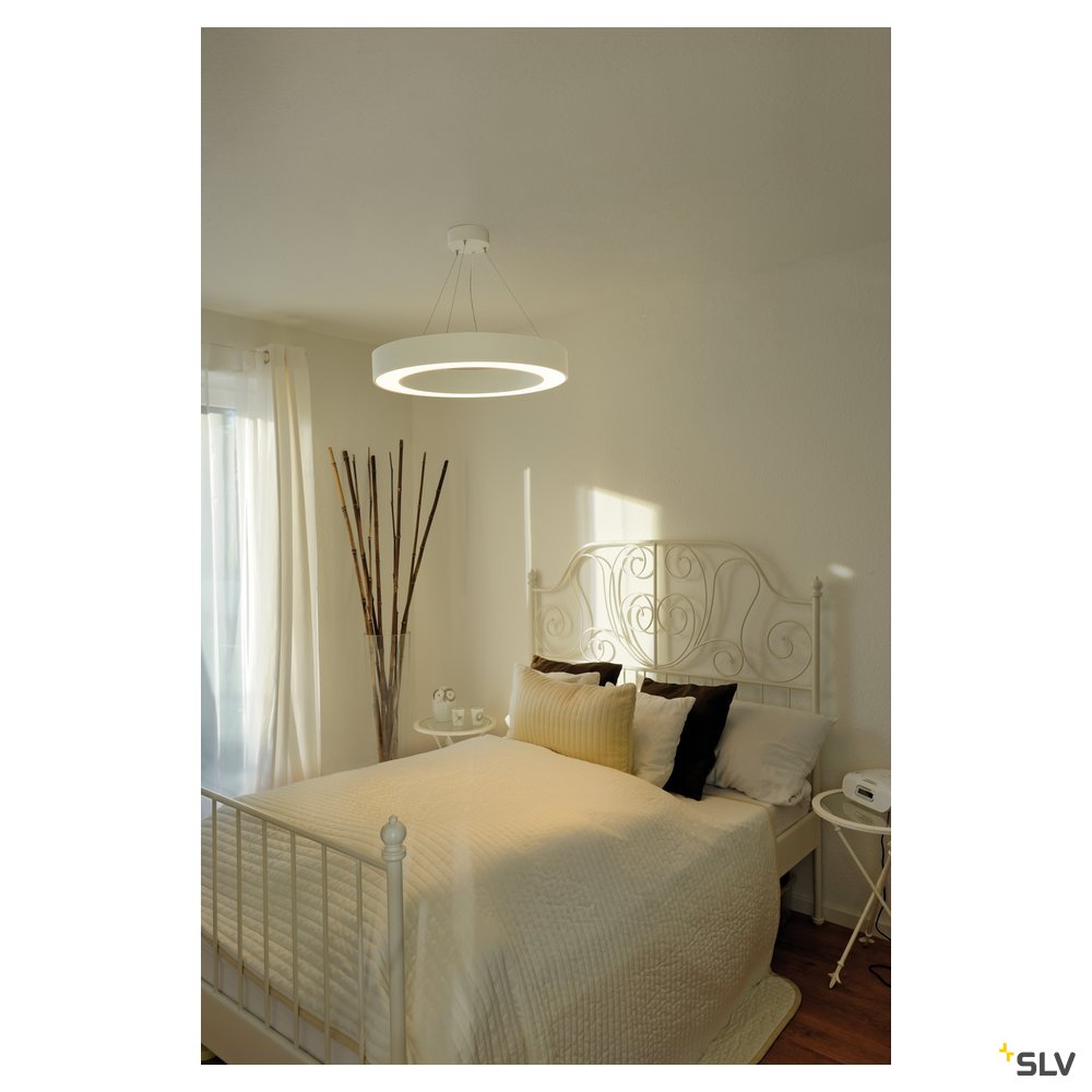 SLV MEDO PRO 60 RING Pendel- leuchte, weiss, LED
