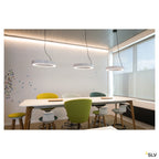SLV MEDO PRO 60 RING Pendel- leuchte, weiss, LED