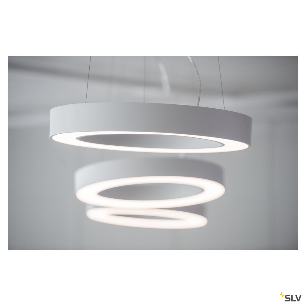 SLV MEDO PRO 60 RING Pendel- leuchte, weiss, LED