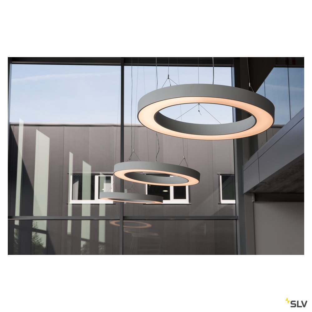 SLV MEDO PRO 90 RING Pendel- leuchte, weiss, LED