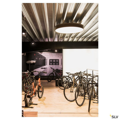SLV MEDO 60 LED Deckenleuchte, schwarz, optional abpendelbar