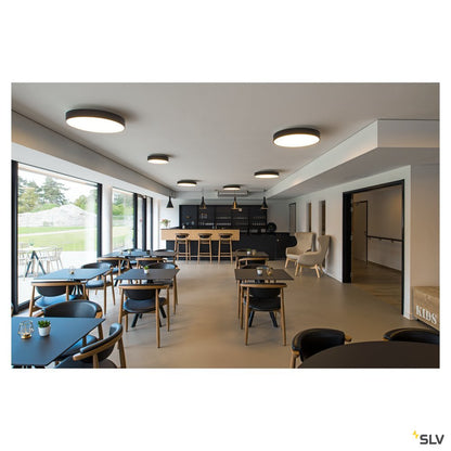 SLV MEDO 60 LED Deckenleuchte, schwarz, optional abpendelbar
