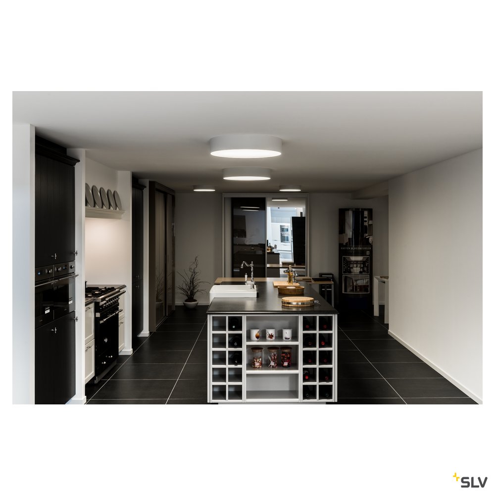 SLV MEDO 40 LED Deckenleuchte, weiss, optional abpendelbar