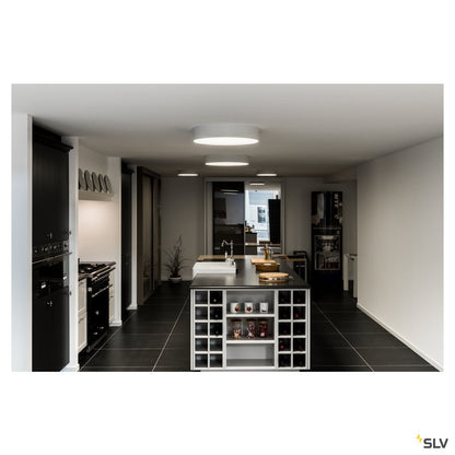 SLV MEDO 40 LED Deckenleuchte, weiss, optional abpendelbar