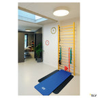 SLV MEDO 60 LED Deckenleuchte, silbergrau, optional abpendelbar