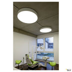 SLV MEDO 90 LED Deckenleuchte, silbergrau, optional abpendel- bar