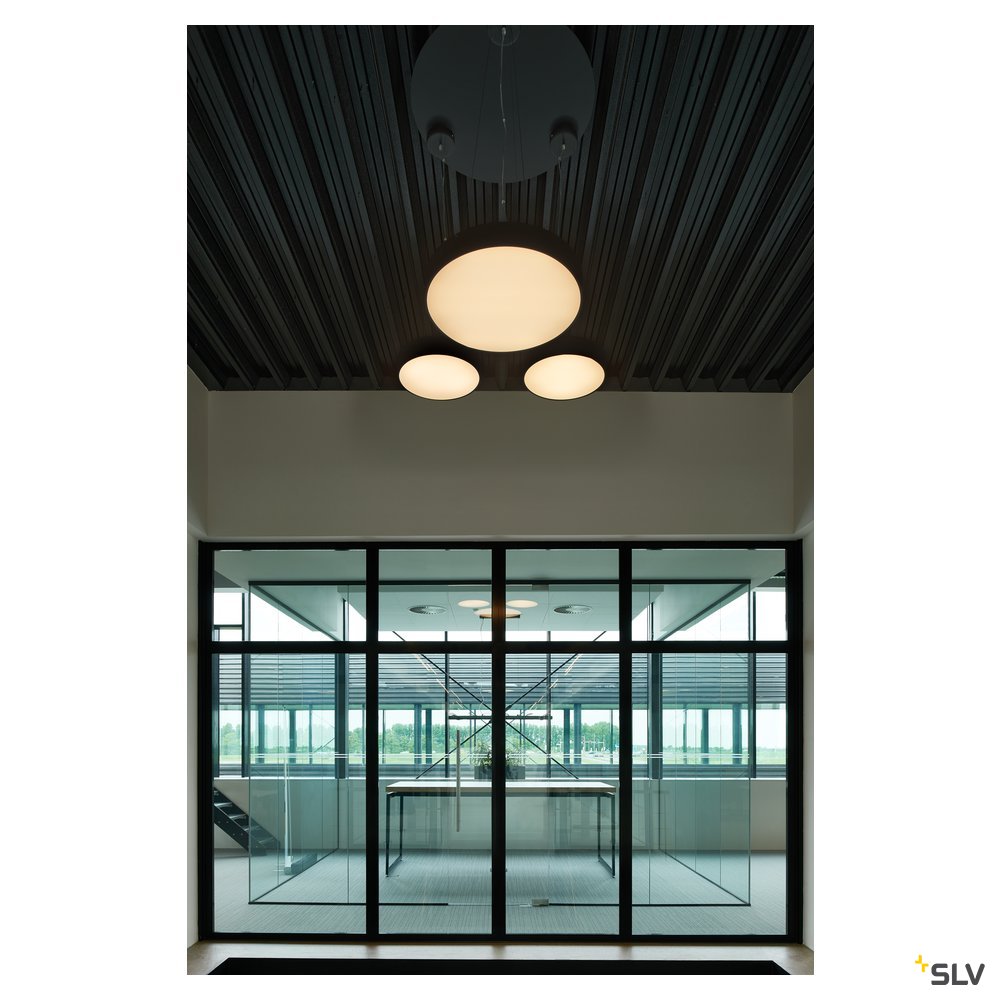 SLV MEDO 28 LED Deckenleuchte, schwarz, optional abpendelbar