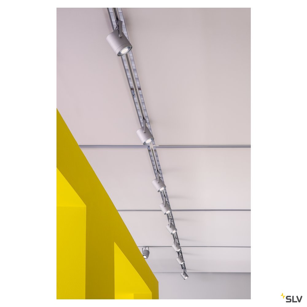 SLV EURO SPOT ES111, silbergrau, max. 75W, inkl. 1P.-Adapter