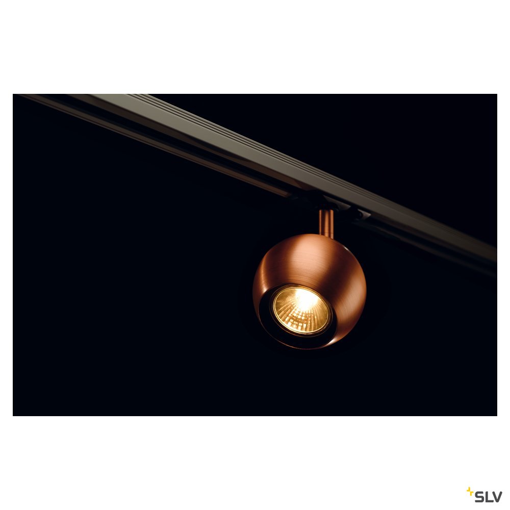 SLV LIGHT EYE BALL Spot GU10, kupferfarben, GU10, max. 50W, inkl. 1P.-Adapter