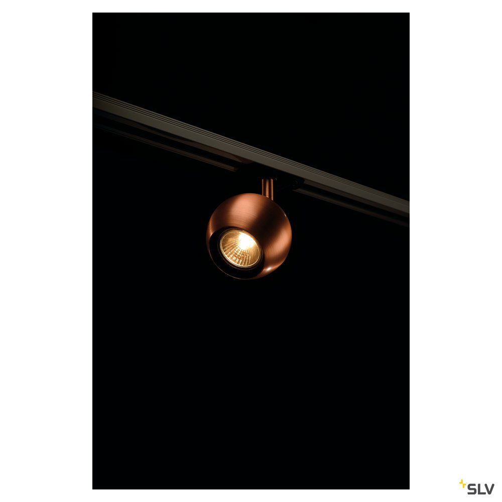 SLV LIGHT EYE BALL Spot GU10, kupferfarben, GU10, max. 50W, inkl. 1P.-Adapter