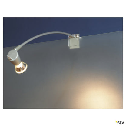 SLV FILI Displayleuchte, silber- grau, GU10, max. 75W, mit Klemme