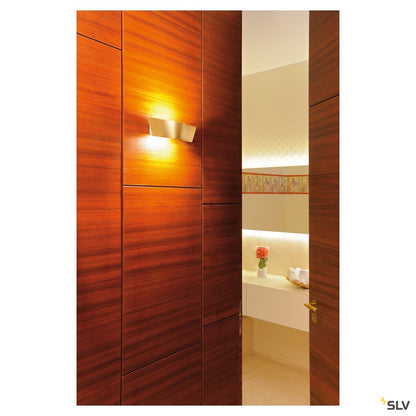 SLV WAVE WALL Wandleuchte, messing, 2x4,5W LED, 3000K