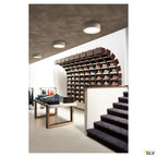 SLV PLASTRA LED Deckenleuchte, weiss, 3000K