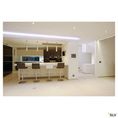 SLV ENOLA Pendelleuchte, rund, alu brushed, E27, max. 60W