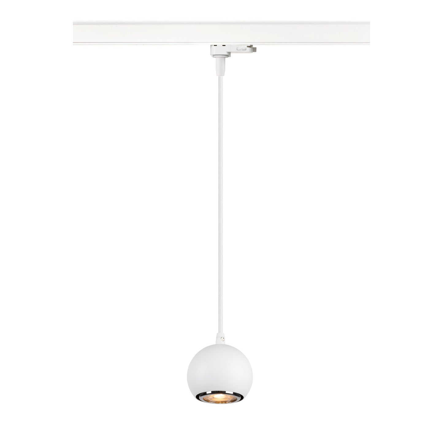 LIGHT EYE® 90, 3~ Pendelleuchte, GU10, Pendellänge 150 cm, 1x max. 6 W, matt weiß
